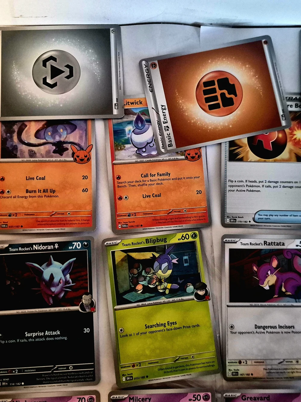 Pokémon trading cards